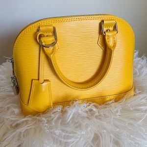 Louis Vuitton Alma bb yellow
